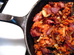 sweet and savory autumn skillet