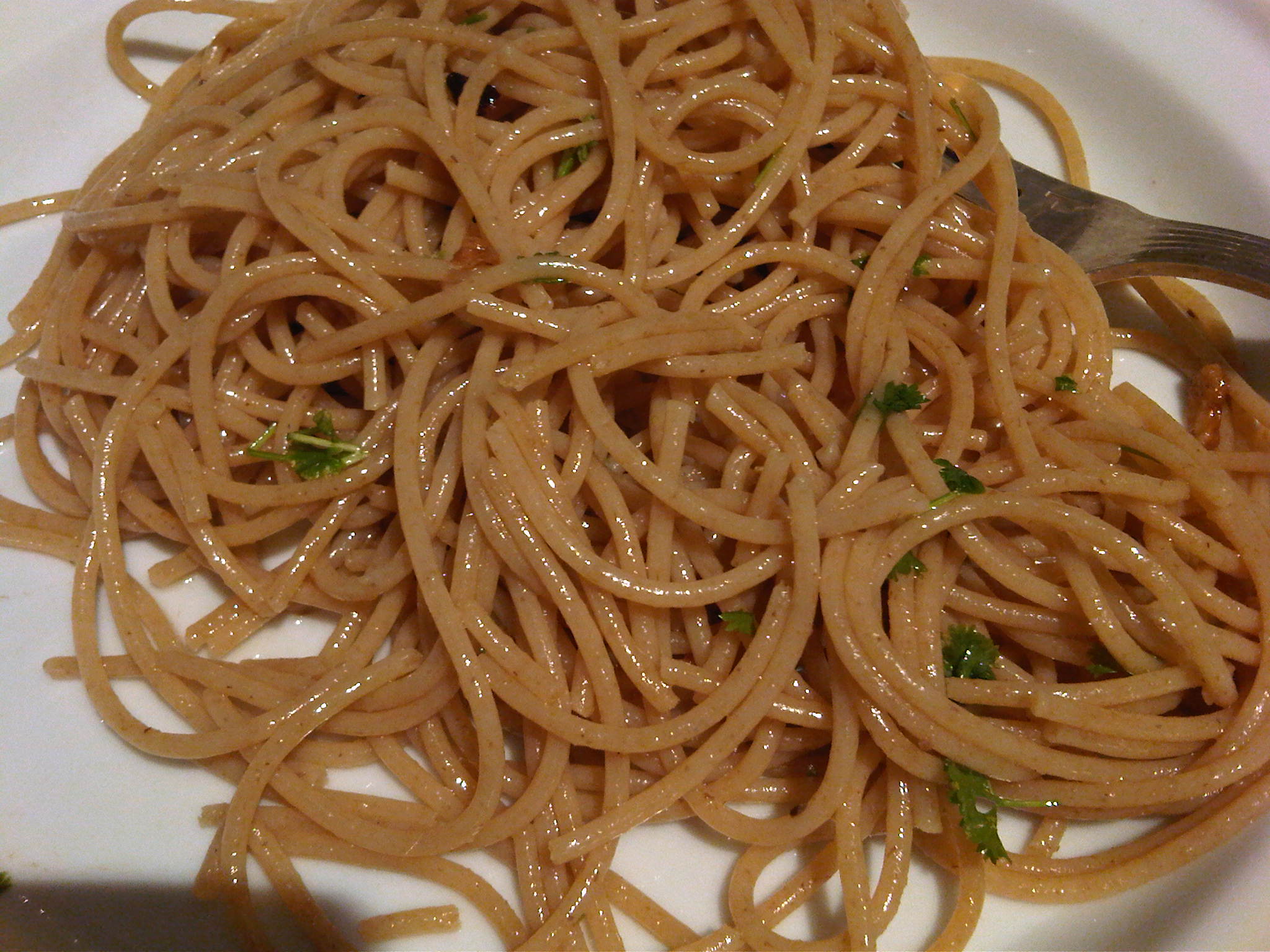 Aglio Olio e Peperoncino (with small variation)