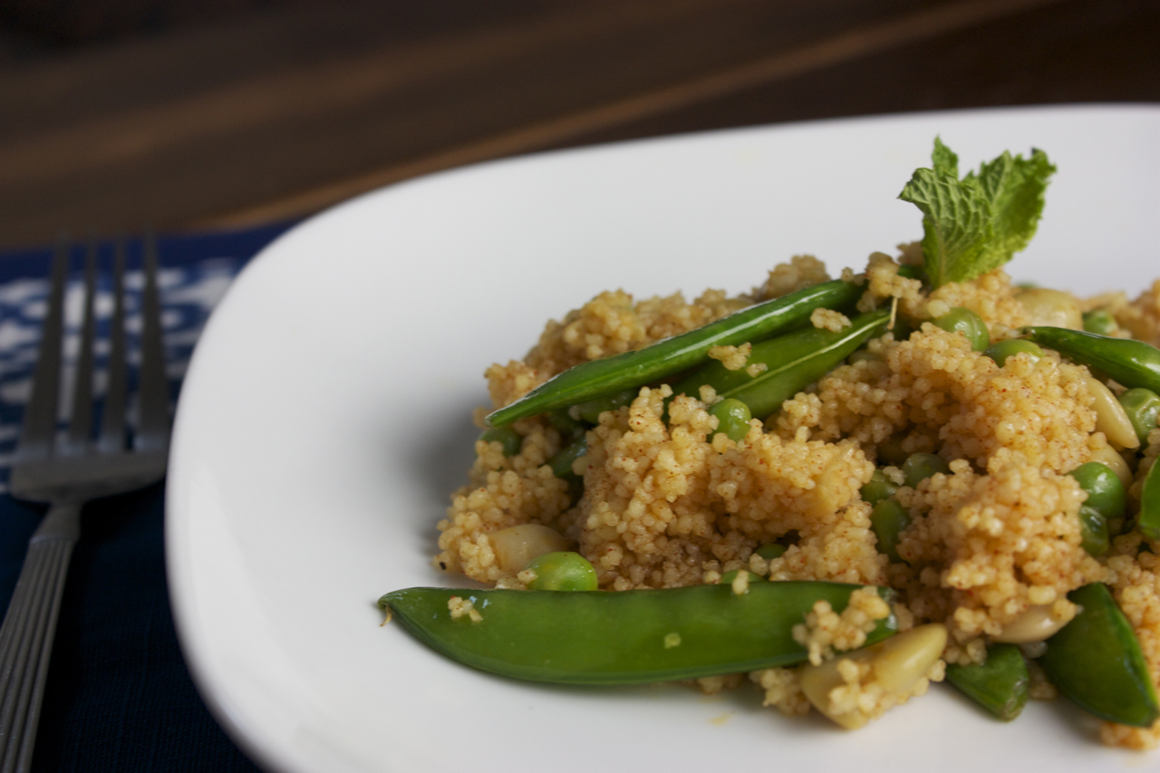 Spring Pea Couscous Salad