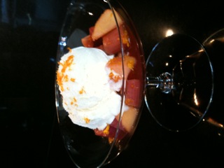 Rhubarb with Earl Grey Tea, Cardamom, and Orange Zest