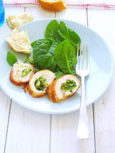 pesto chicken swirls