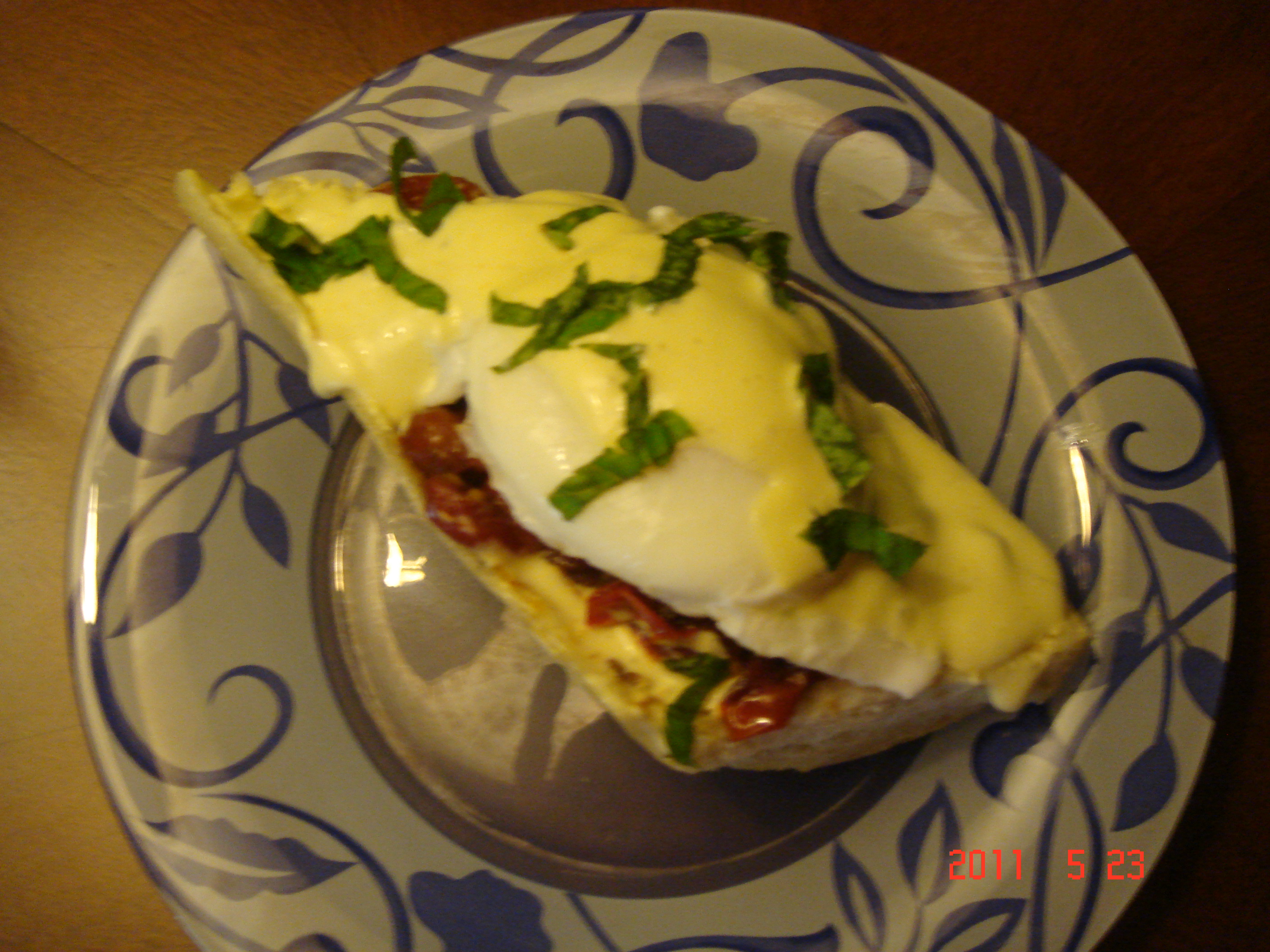 Poached Eggs with Tomato Balsamic Jam and aioli