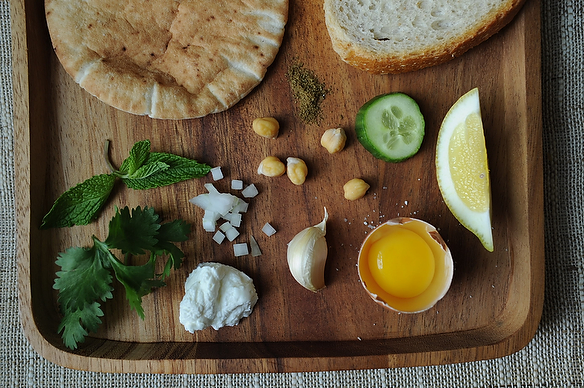 World's Easiest Falafel and Tzatziki
