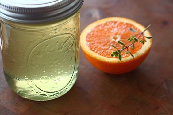 Orange, Cucumber & Lemon Thyme Italian Soda 