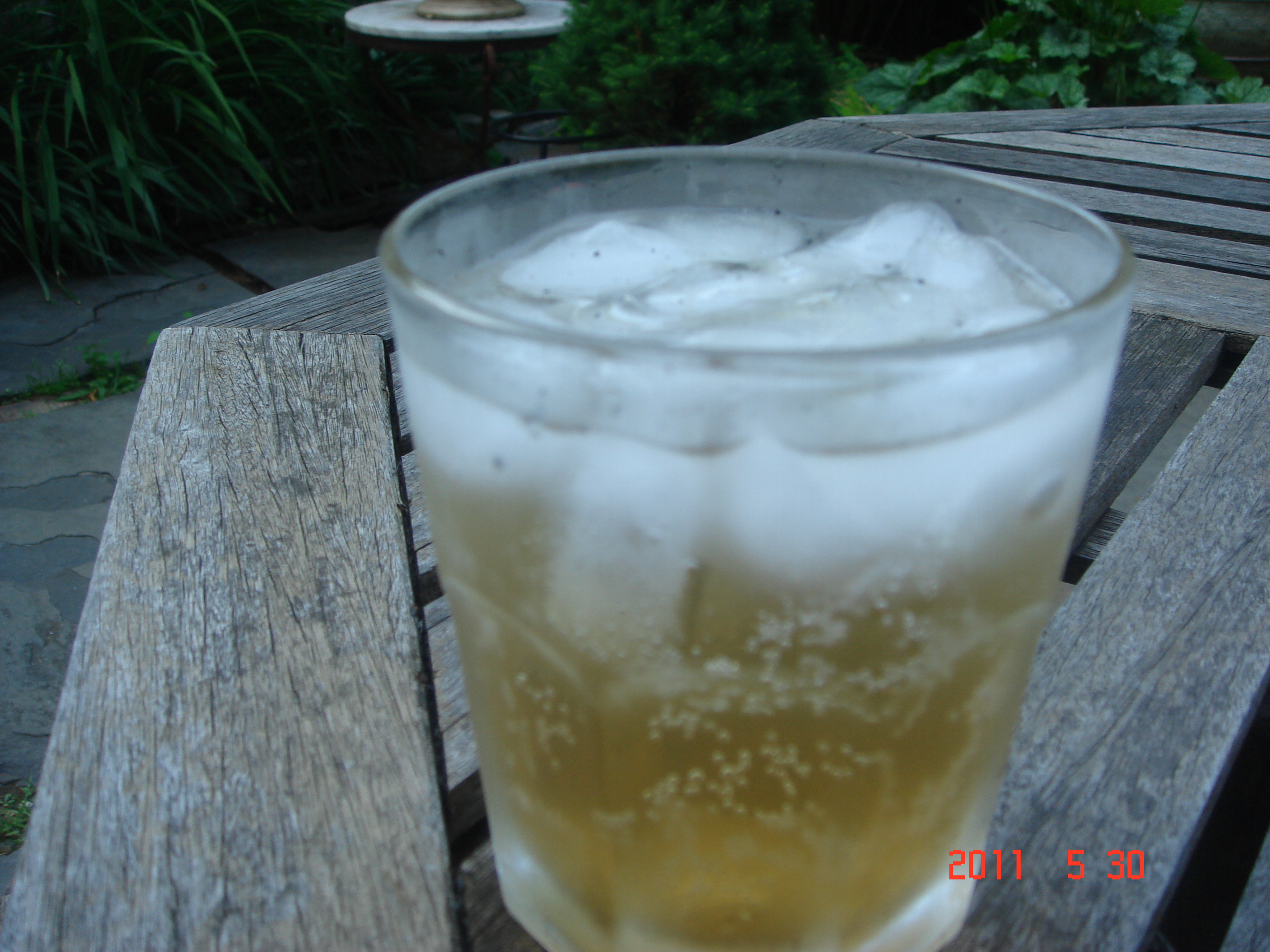 Triple Vanilla Syrup Ice Cream Soda