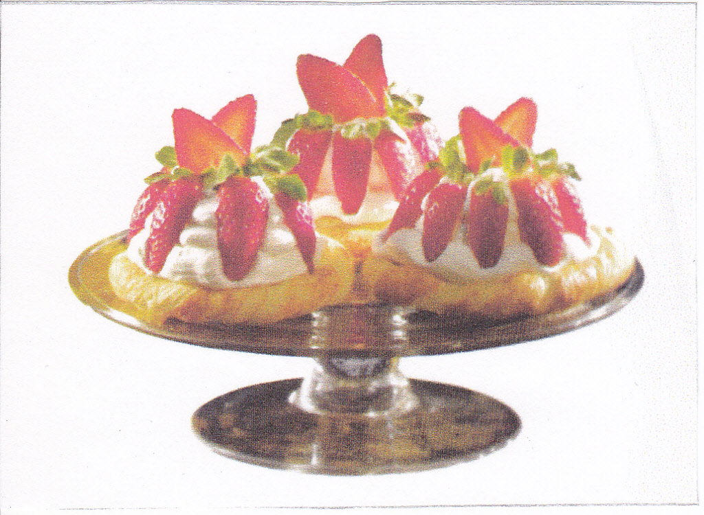 White Chocolate-Strawberry Cream Twists.