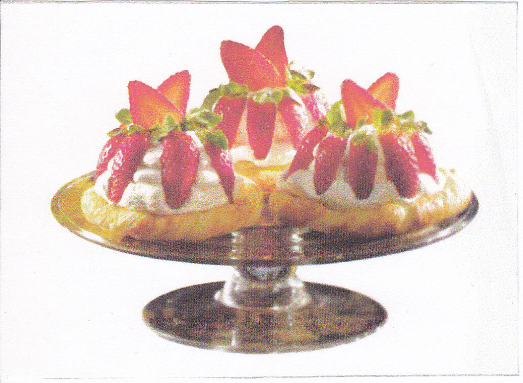 White Chocolate-Strawberry Cream Twists.
