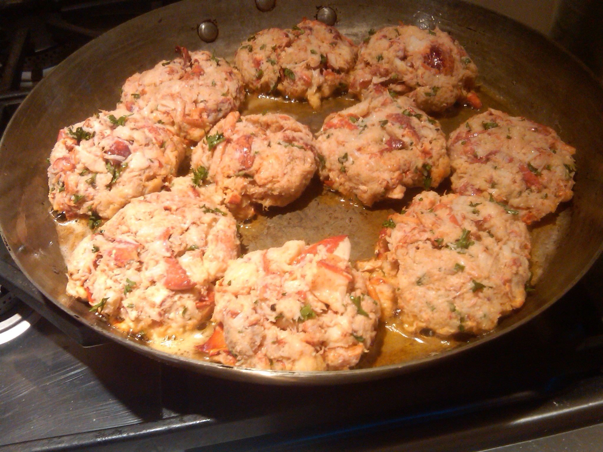 Lobster cakes