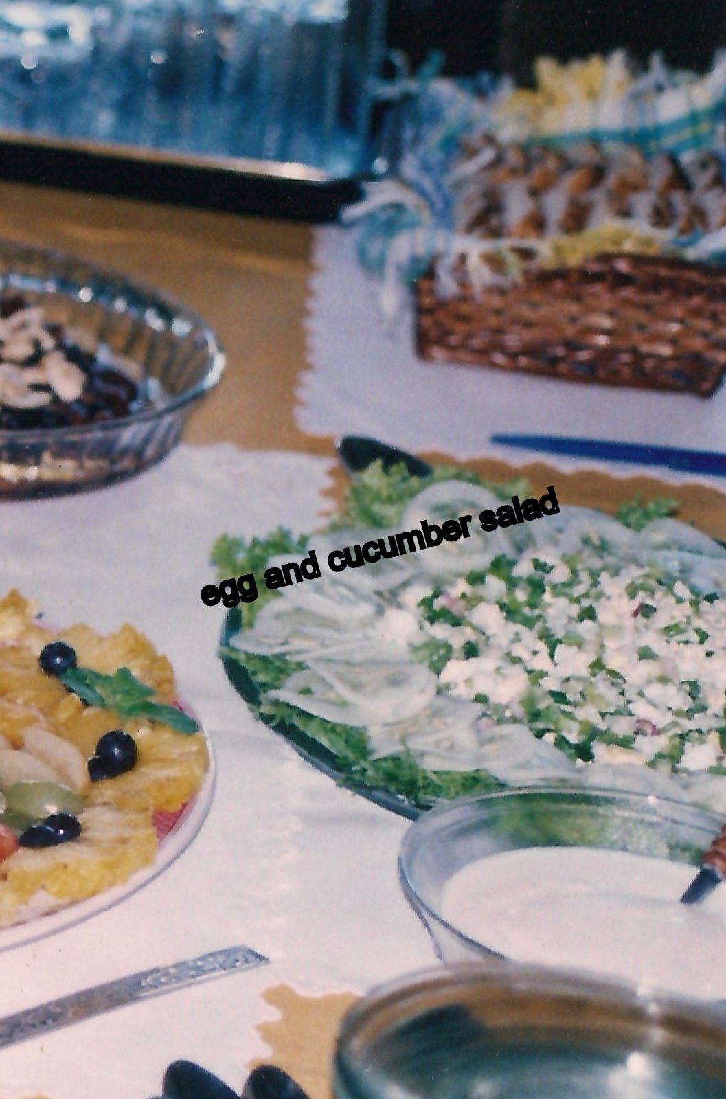 Egg and Cucumber Salads