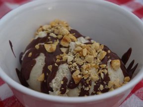 Chocolate Covered Banana Sundae