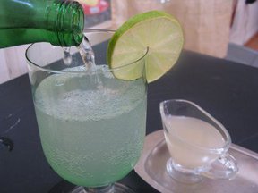Fresh lime soda