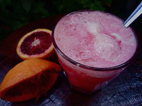 Blood Orange Dreamsicle Float 