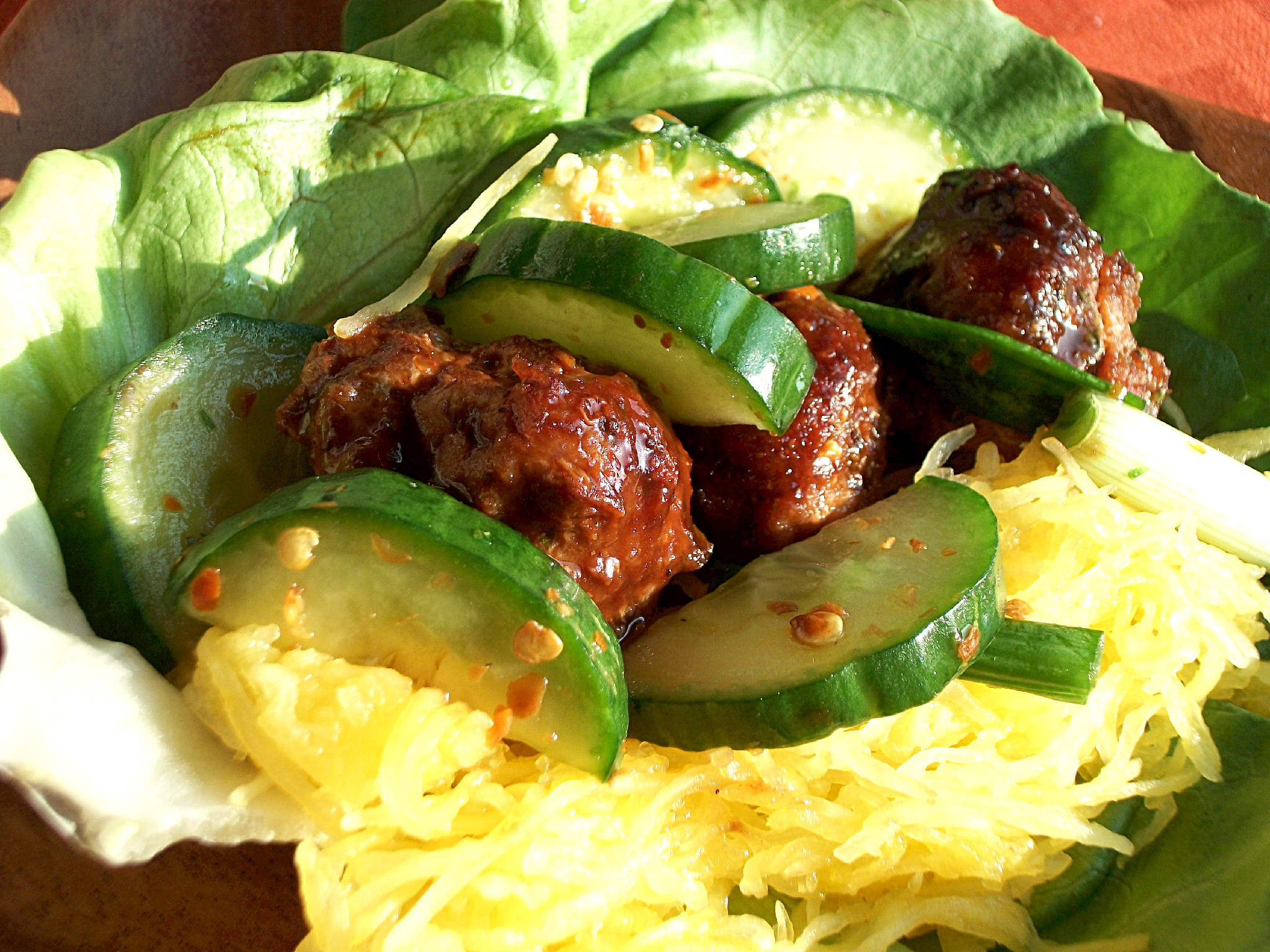 Hoisin Turkey Lettuce Wraps