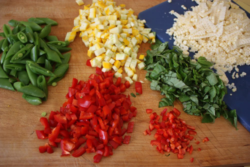 Summer Corn and Squash Saute