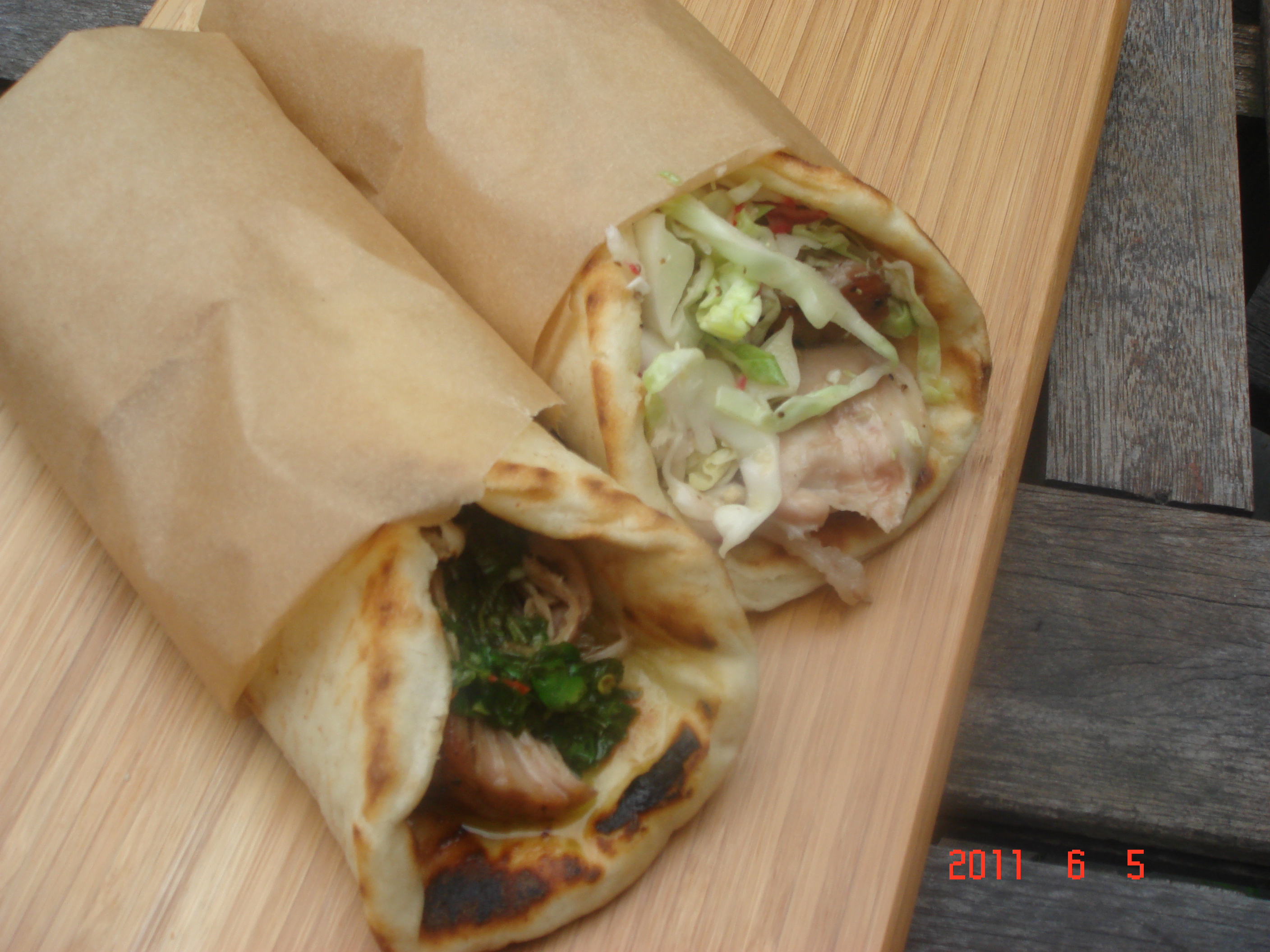 Portable Pork Sandwich (An homage to my favorite purveyor of pork at the flea)