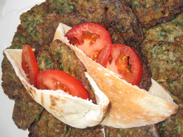  Parsely Fritatta Pita Sandwiches ( Ejjeh Bakdounez)