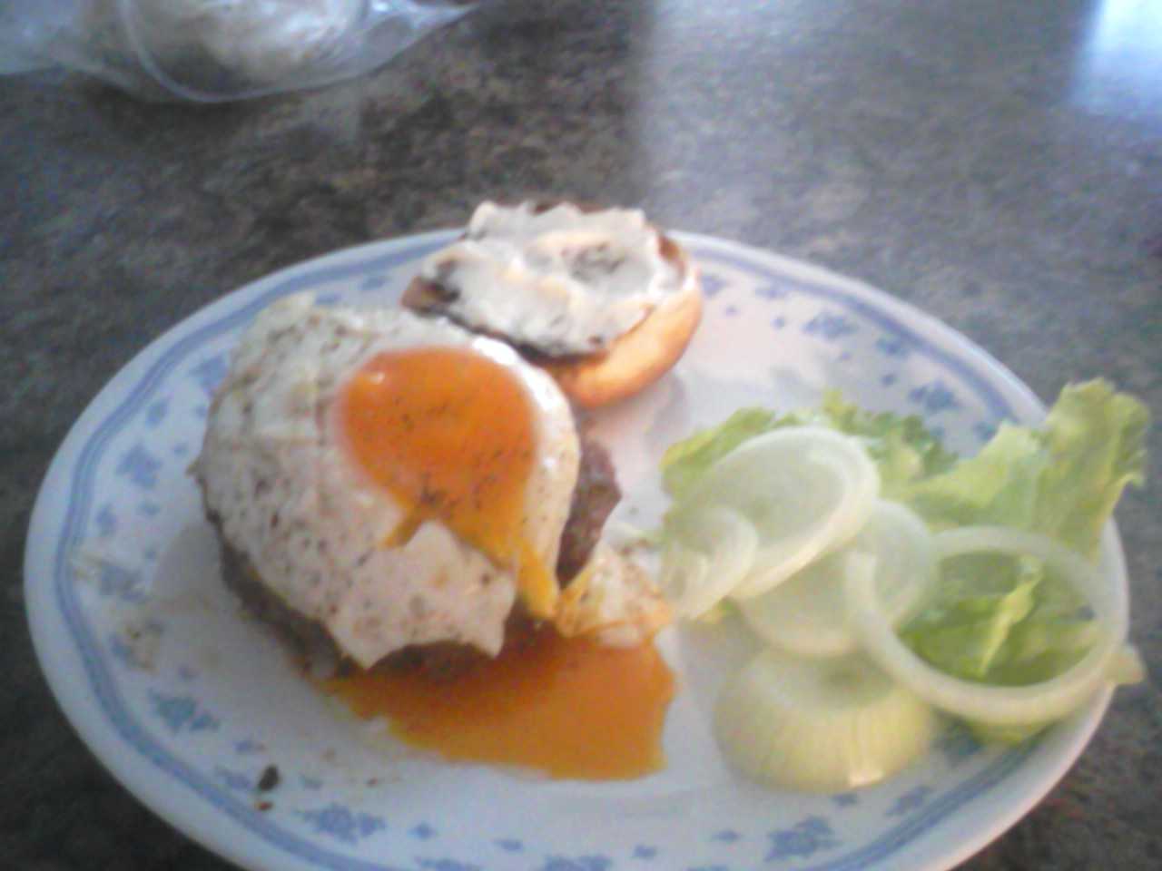 Iceland Style Burgers AKA Rocky Sunrise Bacon and Egg Burgers