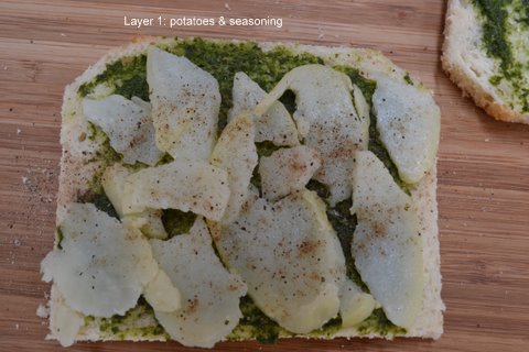 vegetable & chutney sandwich