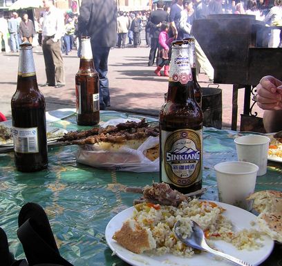 Pulao_and_beer