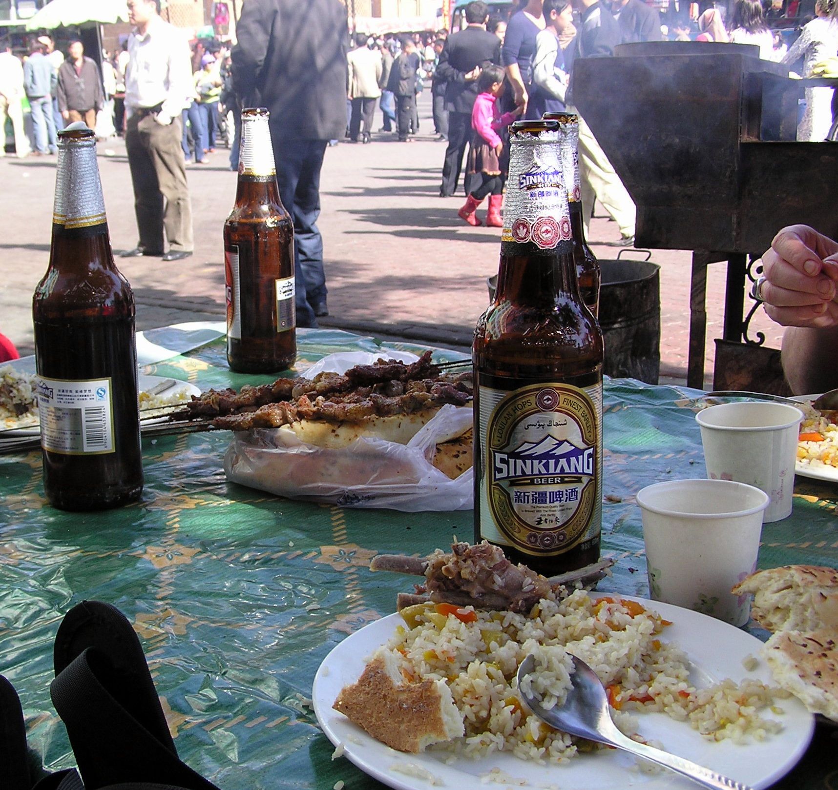 Uighur Lamb Kebobs and Pulao