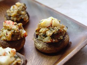 Crab & Herb Stuffed Mushrooms