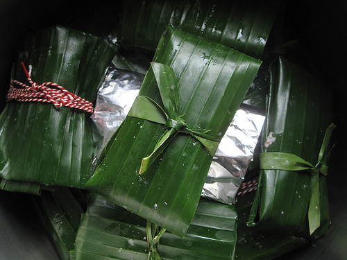 Moinmoin - Nigerian Stemed Bean Cake