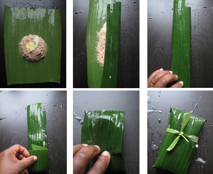 Moinmoin - Nigerian Stemed Bean Cake