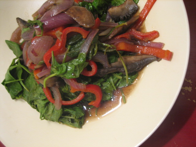 Wilted Spinach Salad