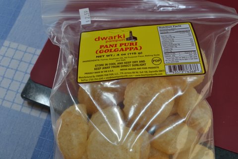 Golgappa or panipuri