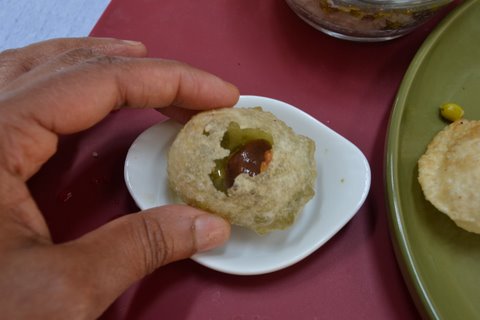 Golgappa or panipuri