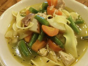 Spicy Chicken Noodle Stew