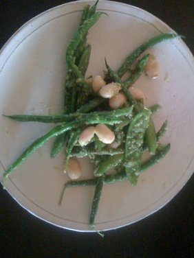 MELANGE OF ASPARAGUS, PEAS, AND GREEN BEANS
