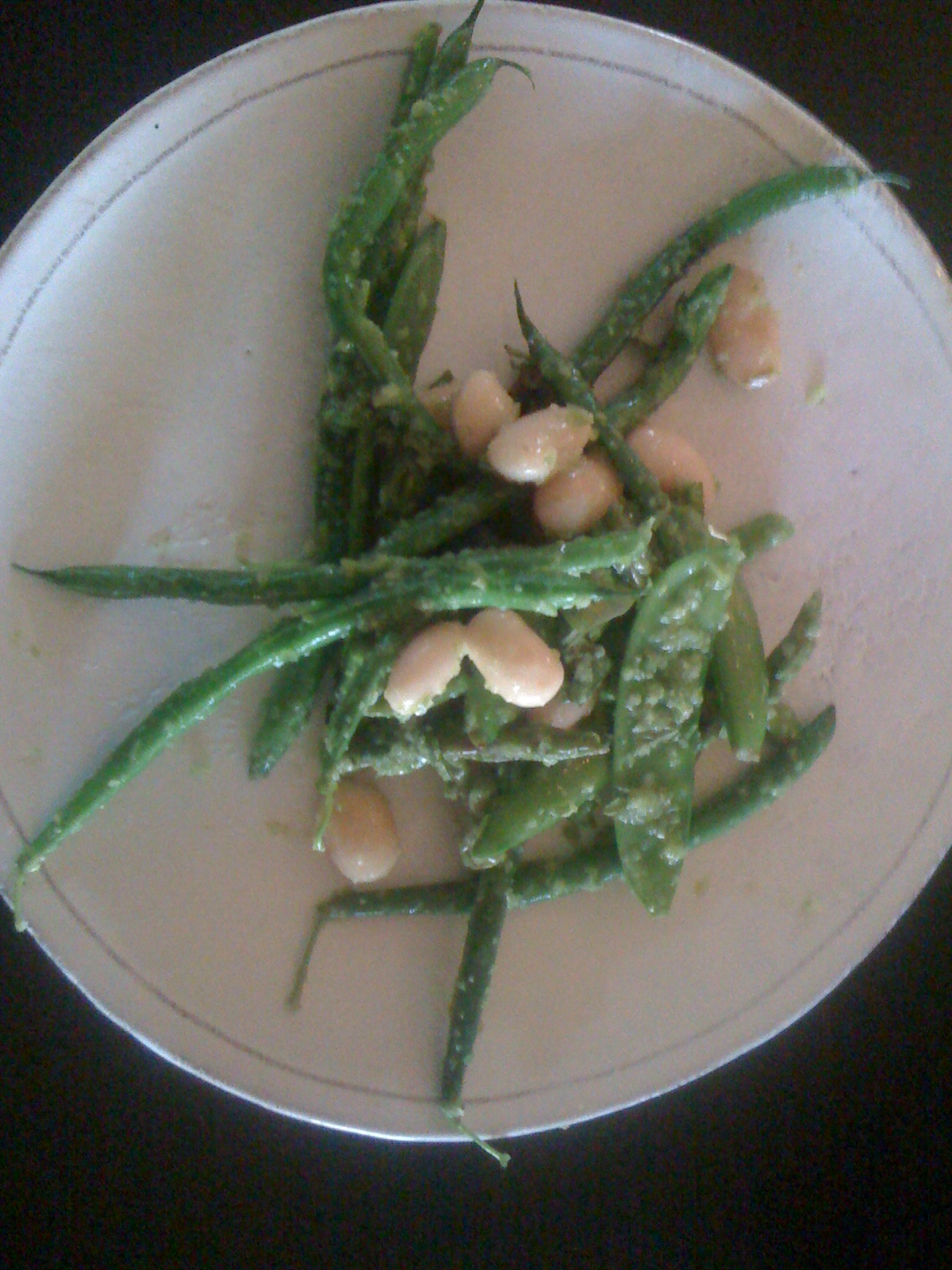 MELANGE OF ASPARAGUS, PEAS, AND GREEN BEANS