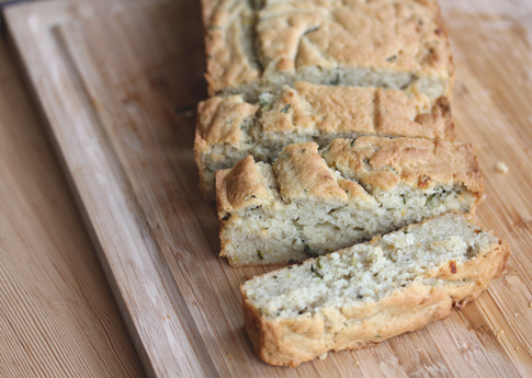 Gluten-free Rosemary Meyer Lemon Quick Bread