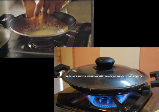 PALLAPPAM (Crisp Laced Rice Pancakes)