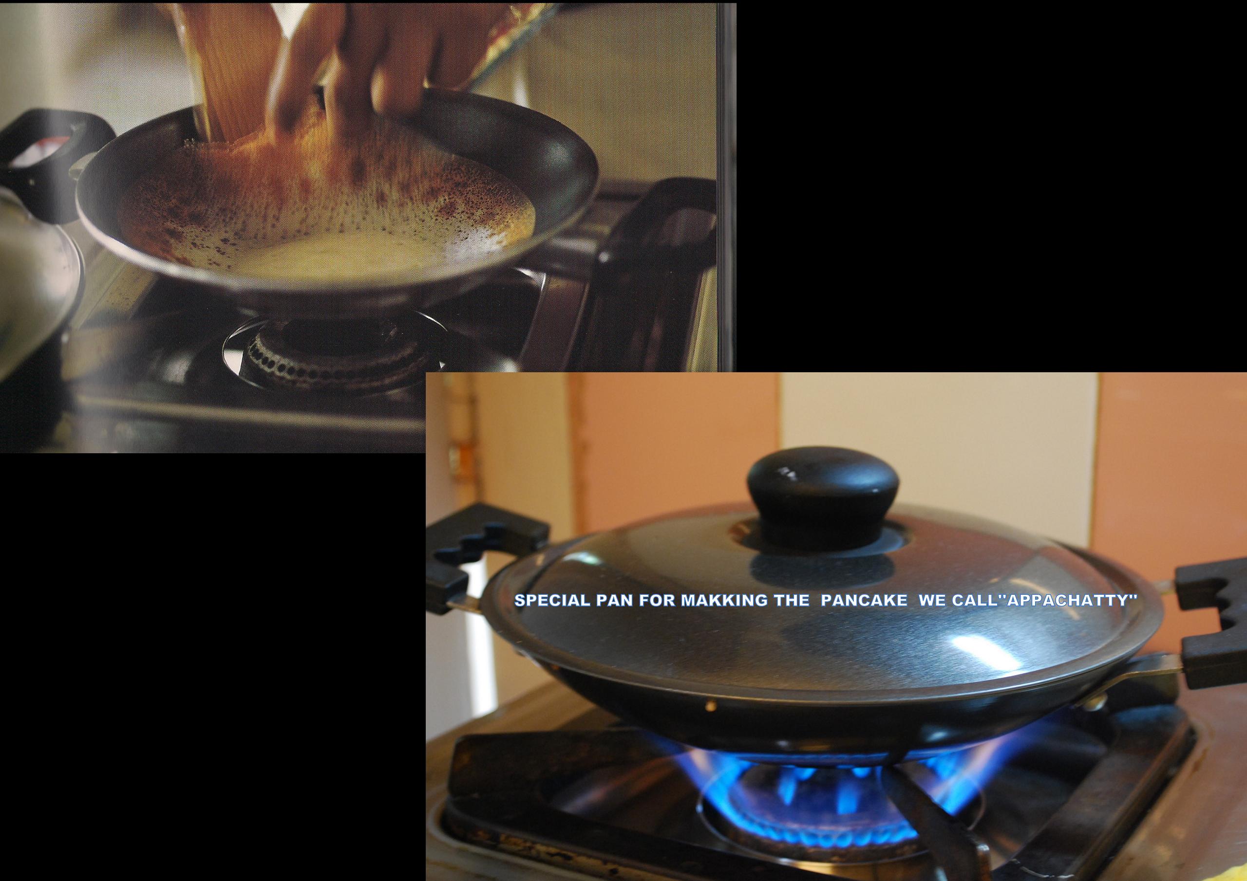 PALLAPPAM (Crisp Laced Rice Pancakes)