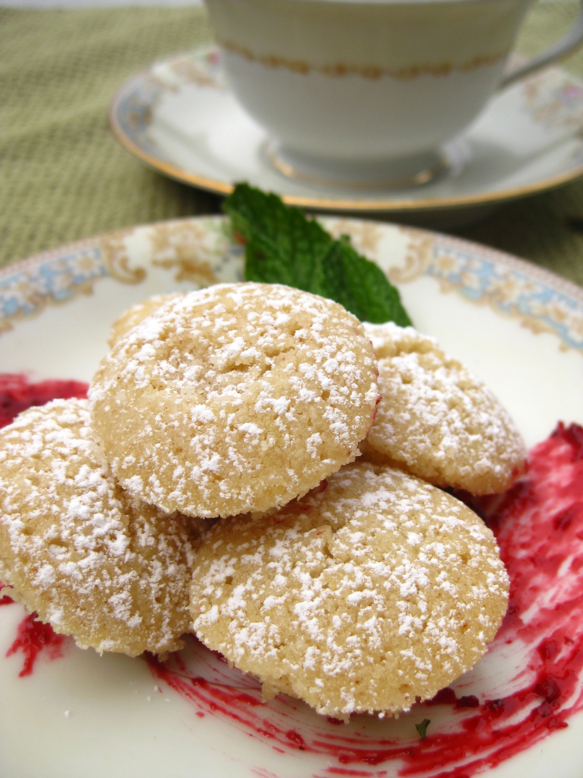 Lemon Financiers with Blackberry Jam