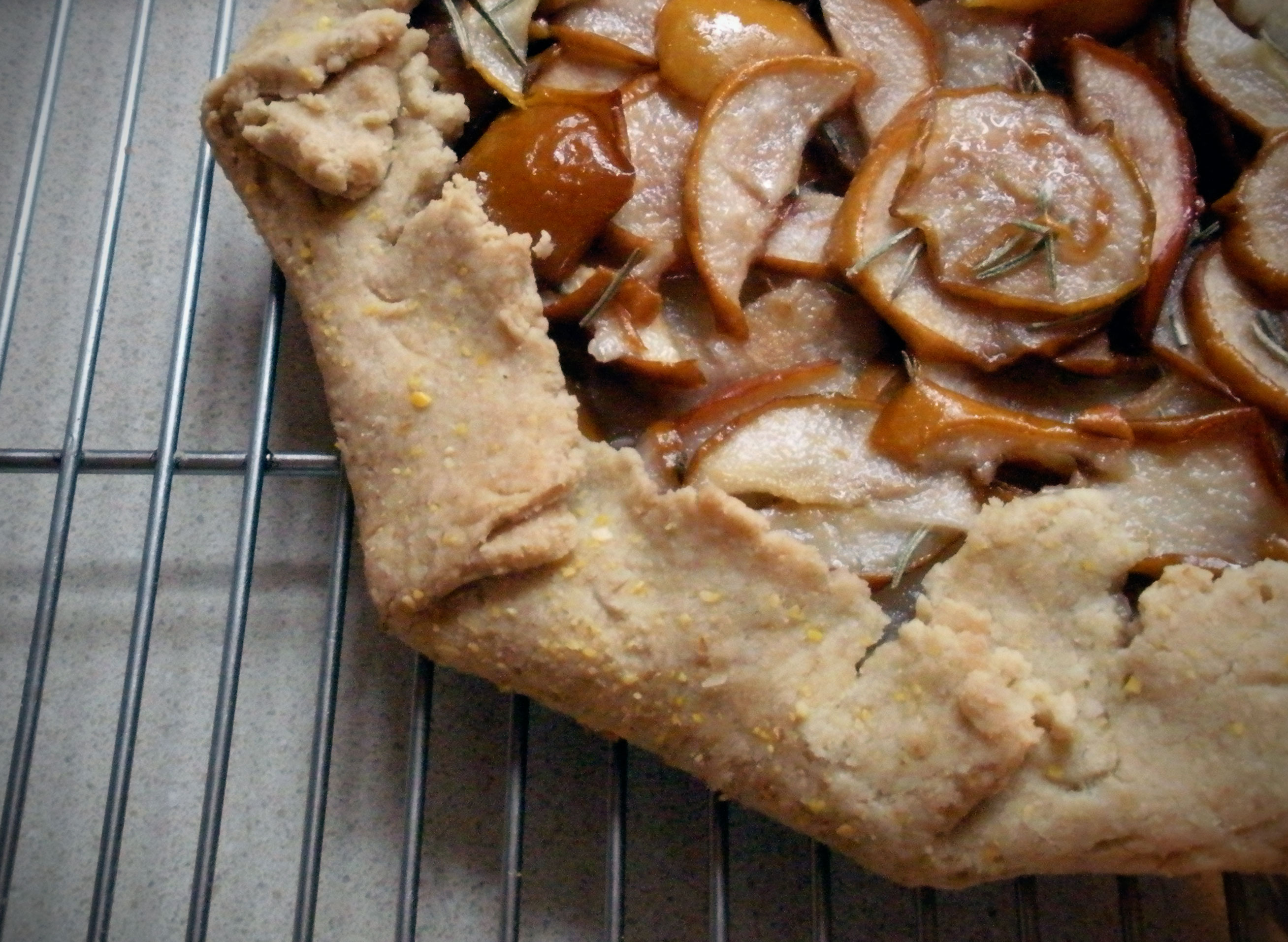 Pear Rosemary Galette