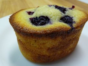 Deliciously Lemony Blueberry Friands
