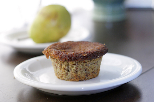 Pear Almond Muffins