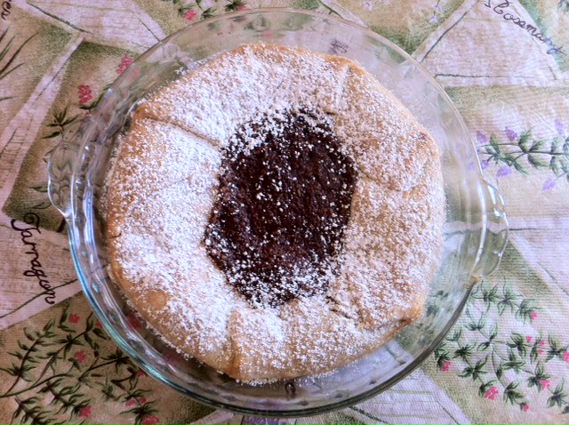 Peanut Butter and Raspberry Jam Galette