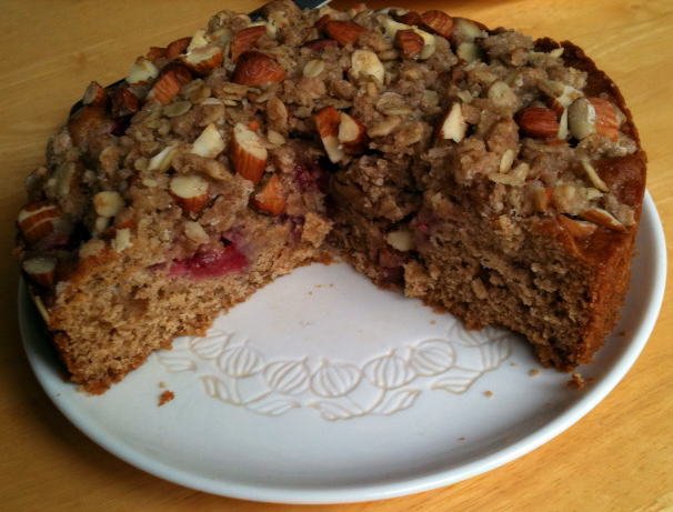 Strawberry Vanilla Coffee Cake