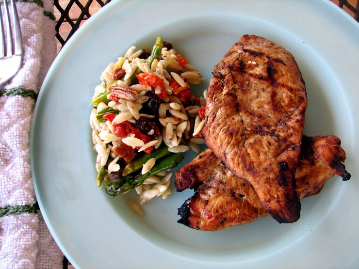 Blueberry Barbecue Grilled Chicken