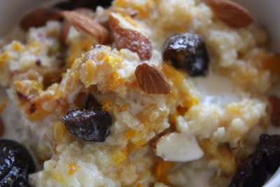 Millet Porridge with Roasted Oranges & Almonds, 3 Ways