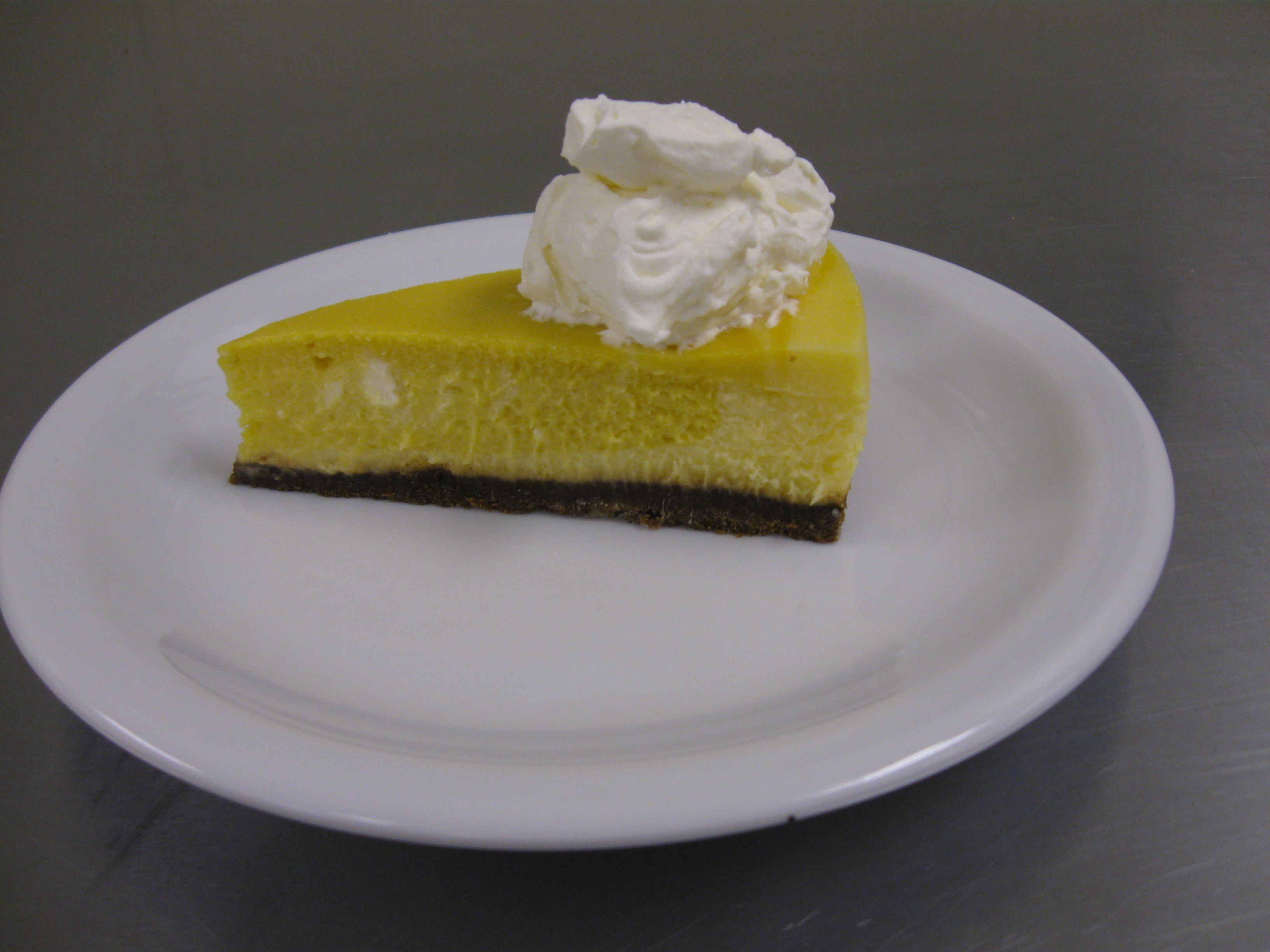 Mango-Lime Marbled Cheesecake with G.F.G.S. Crust