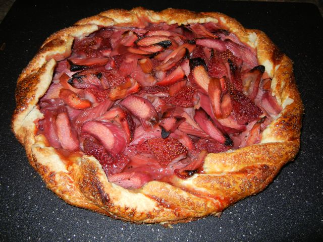 Strawberry Rhubarb Tart