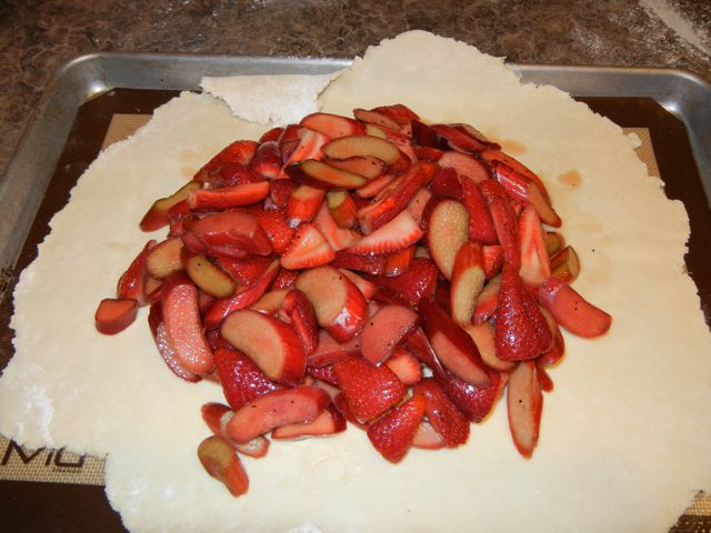 Strawberry Rhubarb Tart