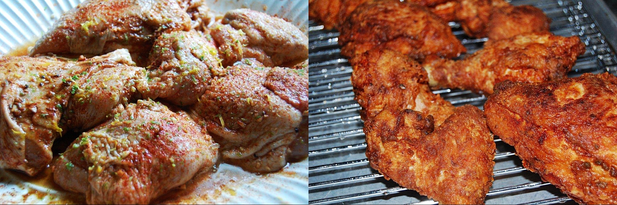 Jerk Fried Chicken on the Bone