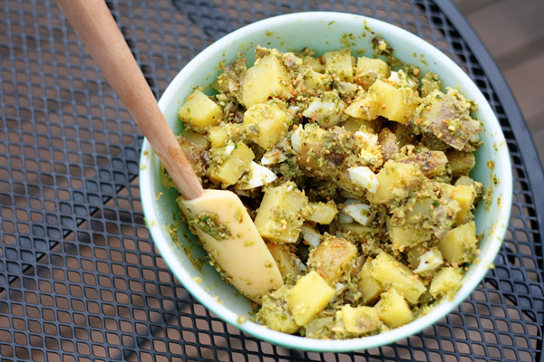 Roasted Garlic Potato Salad
