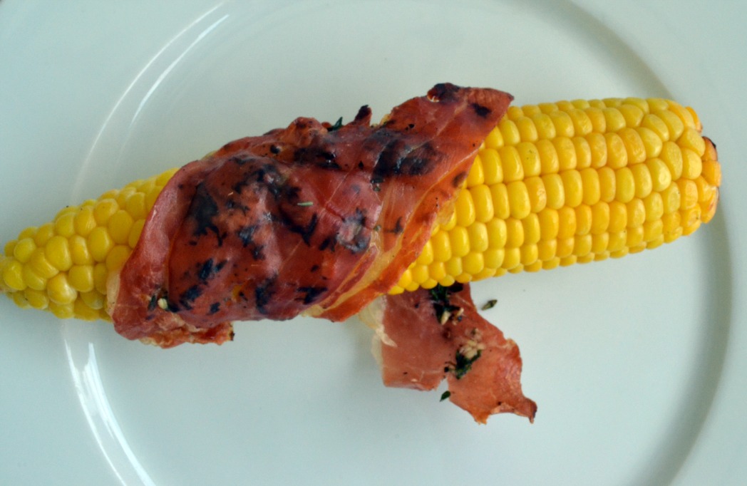 Corn on the Cob Saltimbocca